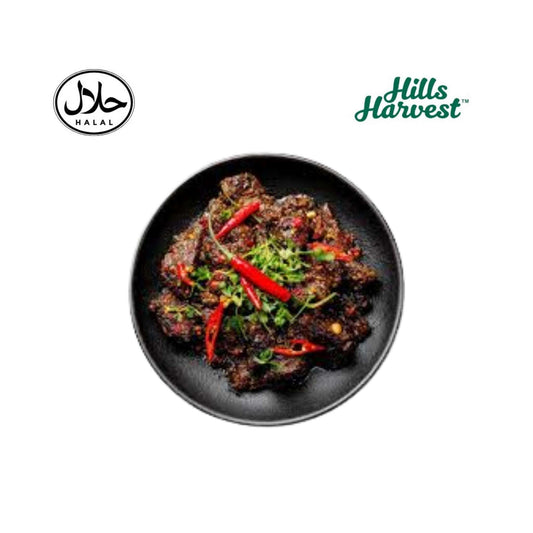Halal chui jhal beef medium â€“ ready-made curry from Hills Harvest