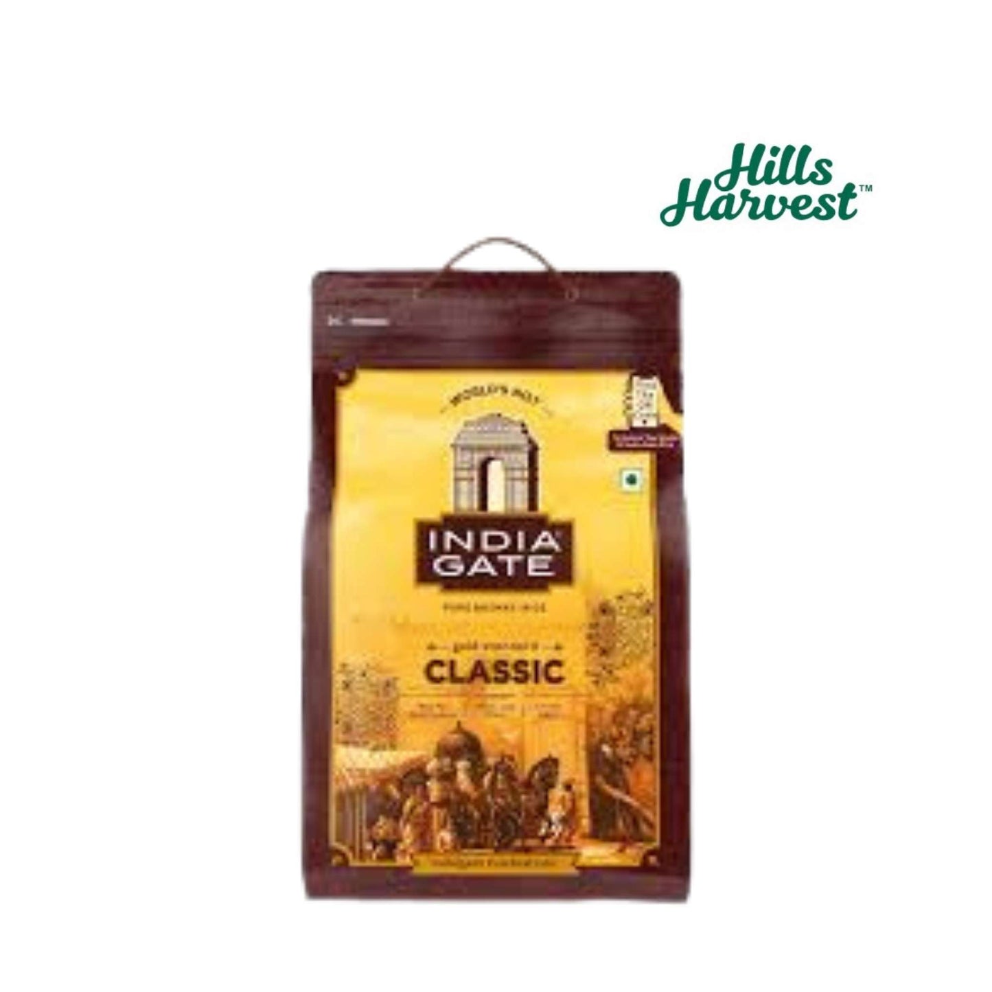 India Gate Basmati Rice (Classic) â€“ South Asian pantry staple from Hills Harvest