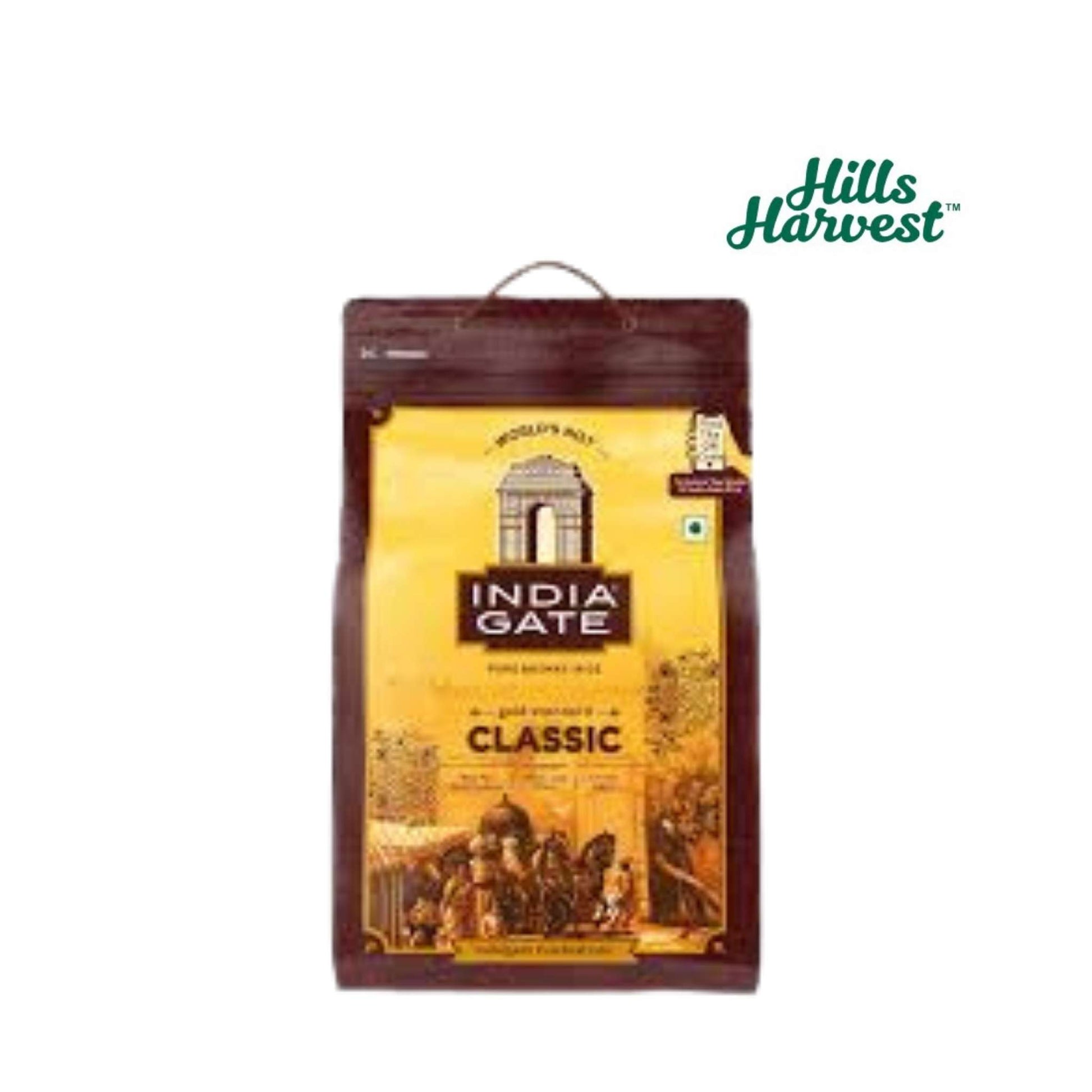 India Gate Basmati Rice (Classic) â€“ South Asian pantry staple from Hills Harvest