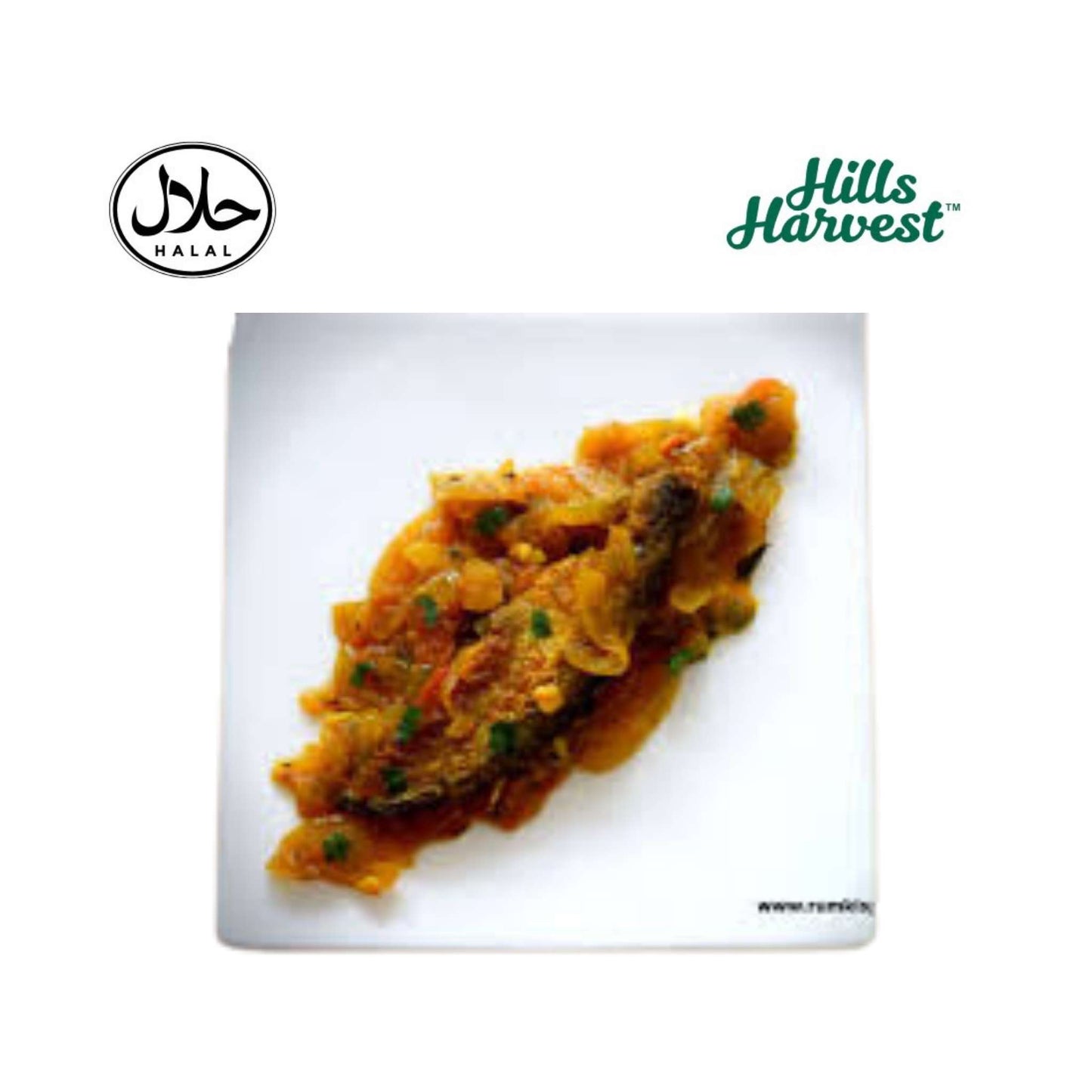 Halal pabda fish bhuna per piece â€“ ready-made curry from Hills Harvest