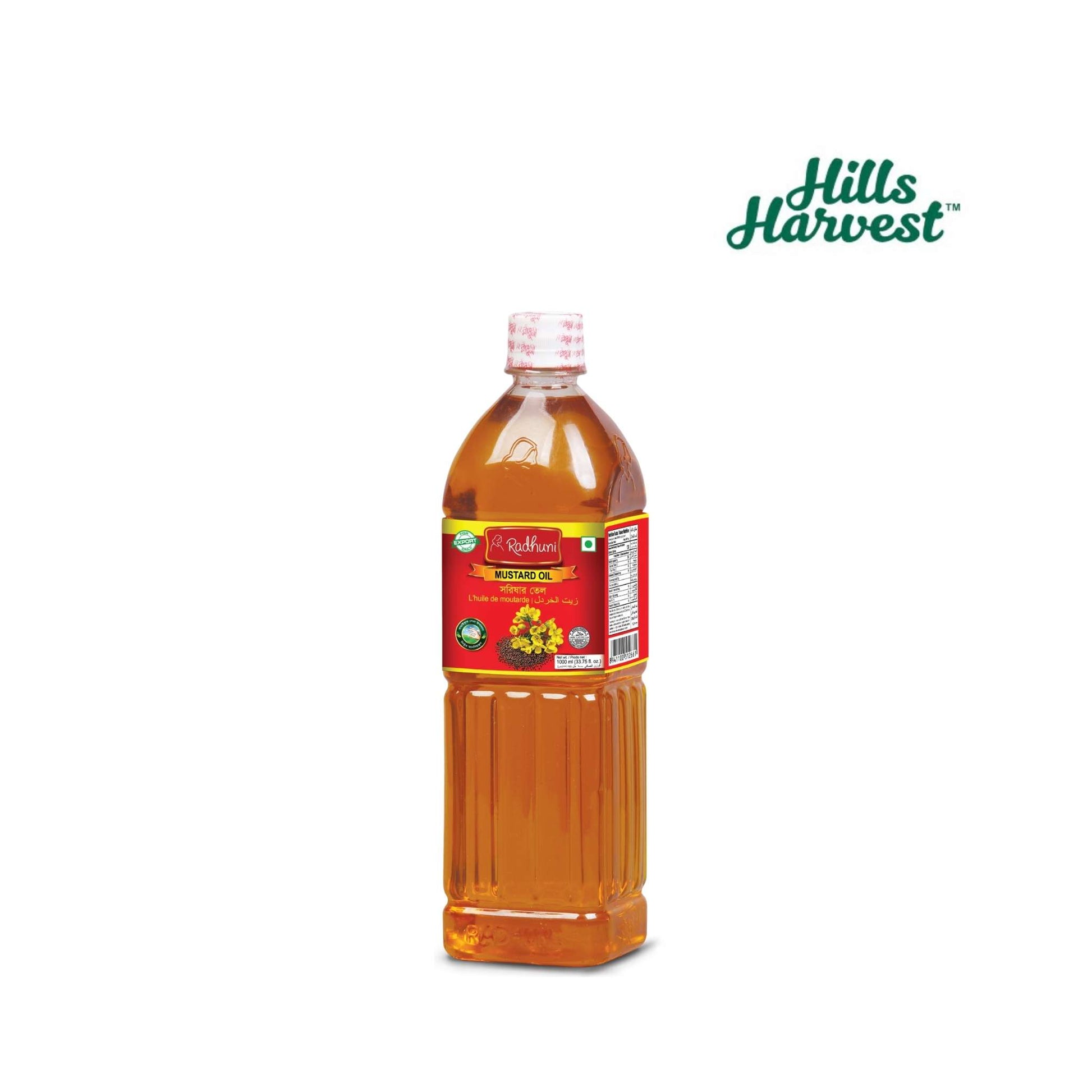 Radhuni Mustard Oil 400ml â€“ pure mustard oil from Hills Harvest