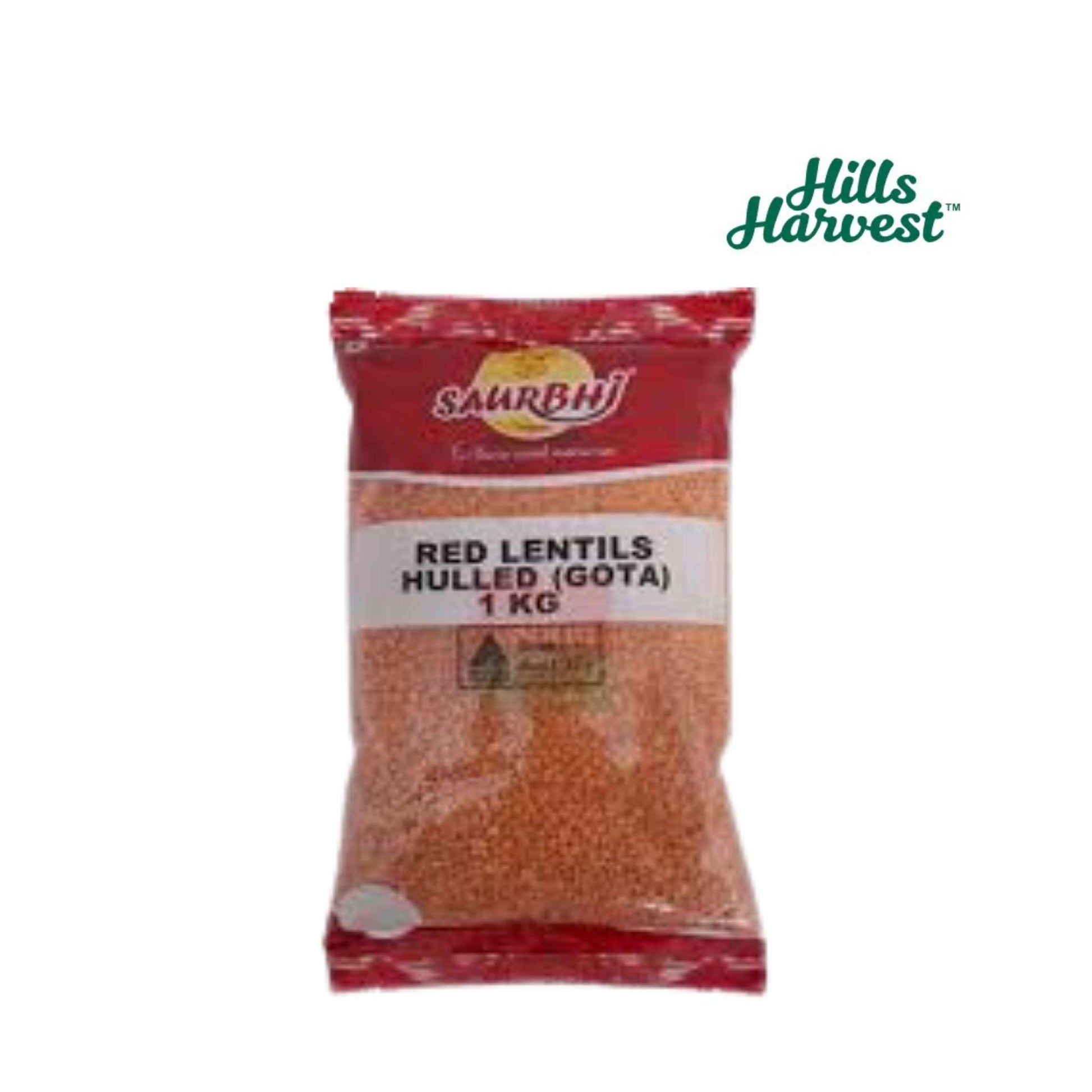 Saurbhi Dal Red Lentils Whole â€“ whole masoor dal from Hills Harvest