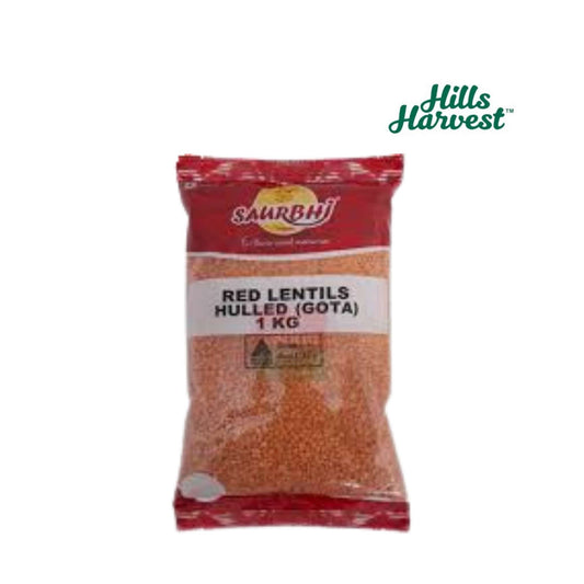 Saurbhi Dal Red Lentils Whole â€“ whole masoor dal from Hills Harvest